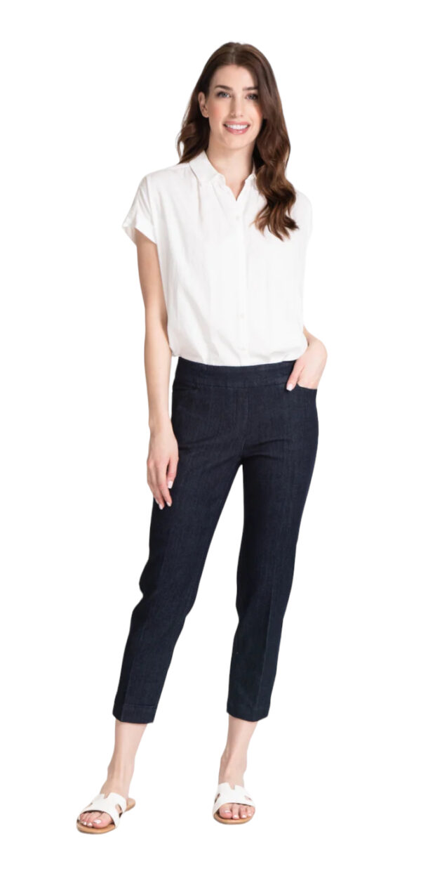MULTIPLES DENIM SLIMSATIONS CROP JEANS - Image 3