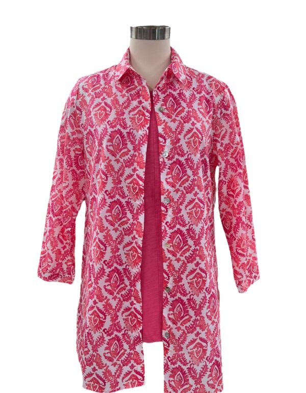 ESCAPE BY HABITAT COTTON VOILE PRINT TUNIC BLOUSE*NOW 75% OFF*