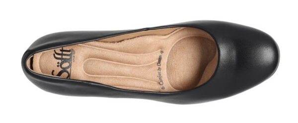 SOFFT LANA BLACK LEATHER PUMP - Image 6