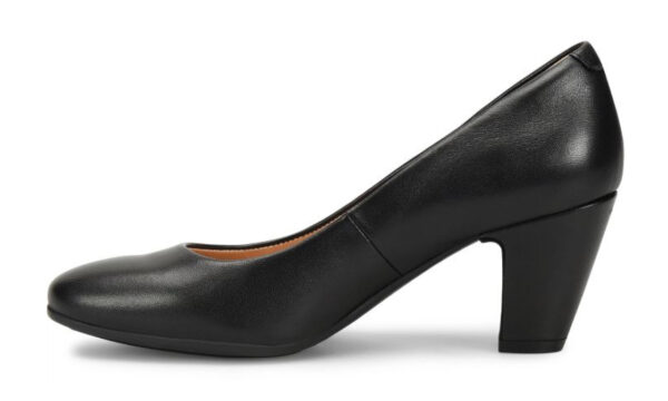 SOFFT LANA BLACK LEATHER PUMP - Image 2