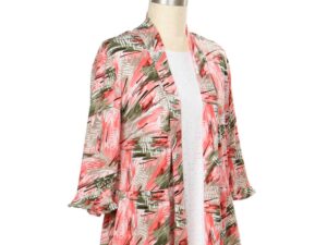 SOUTHERN LADY 3/4 SLEEVE PRINT JACKET