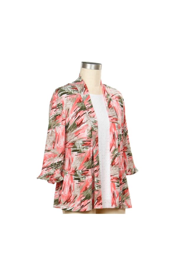 SOUTHERN LADY 3/4 SLEEVE PRINT JACKET