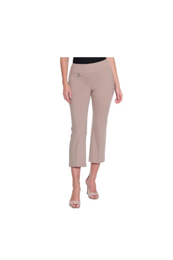 MULTIPLES STONE PULL ON CROP FLARE PANT