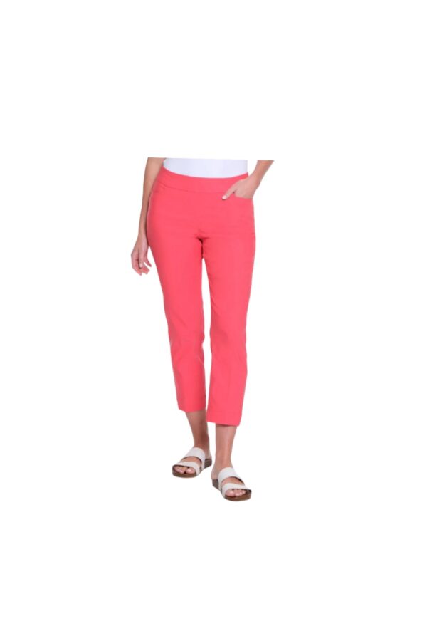 MULTIPLES WATERMELON CROP PANT WITH POCKETS