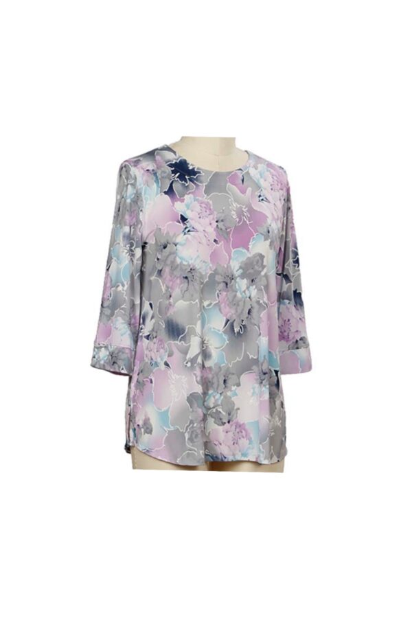 SOUTHERN LADY 3/4 SLEEVE FLORAL PRINT TOP