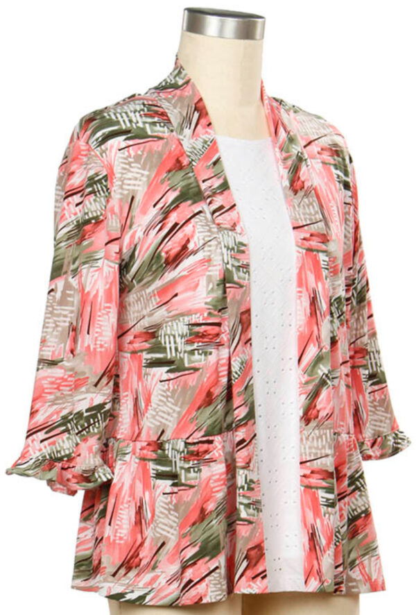 SOUTHERN LADY 3/4 SLEEVE PRINT JACKET - Image 2