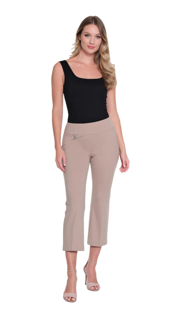 MULTIPLES STONE PULL ON CROP FLARE PANT - Image 3