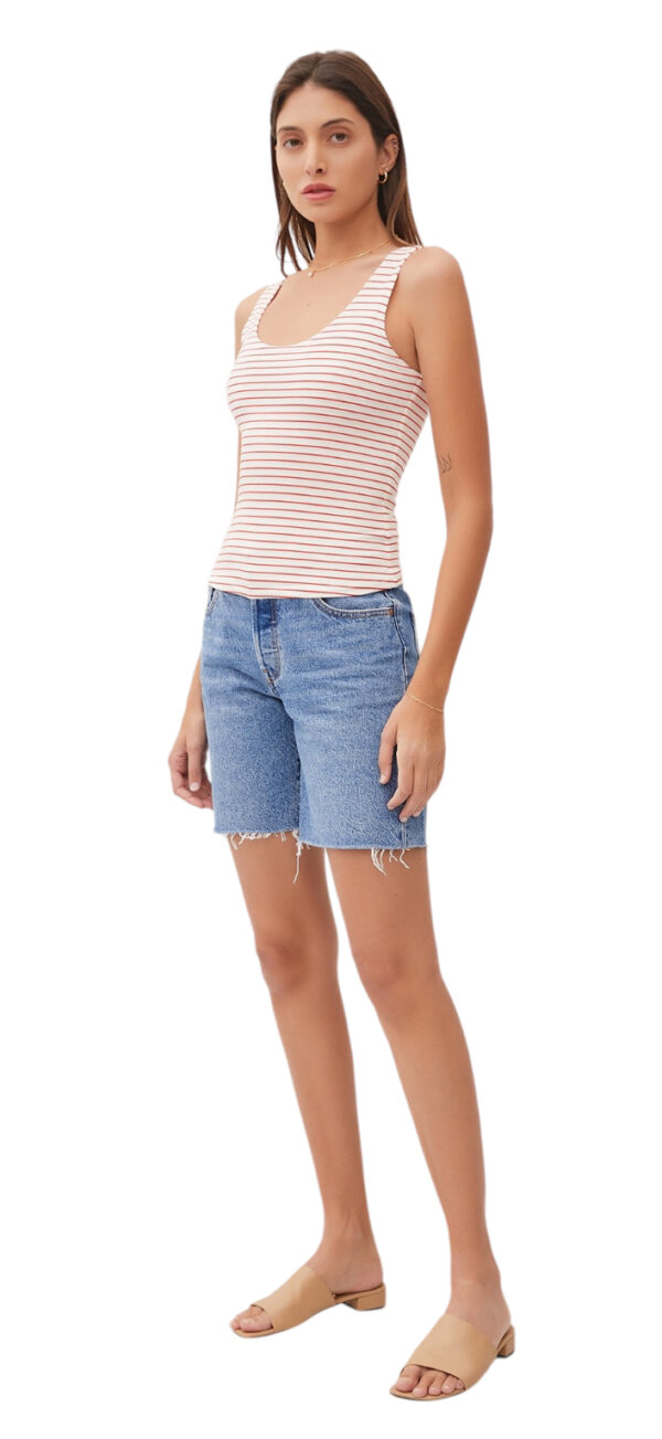 BE COOL STRIPED SCOOP NECK TANK - Image 8