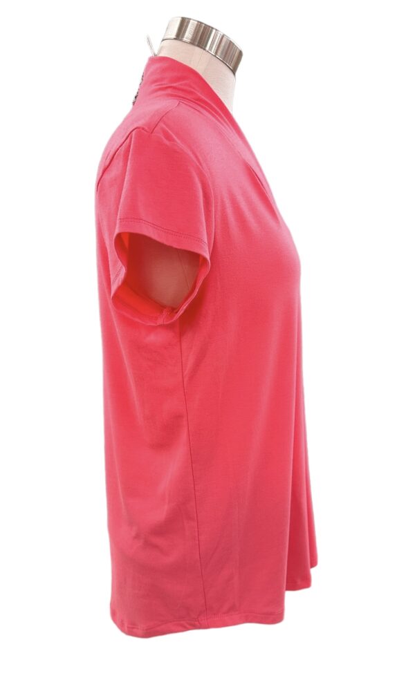 SOUTHERN LADY S/S V-NECK KNIT TOP - Image 3