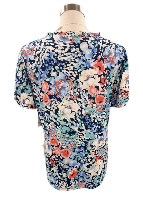 SOUTHERN LADY PUFF SLEEVE FLORAL TOP - Image 4