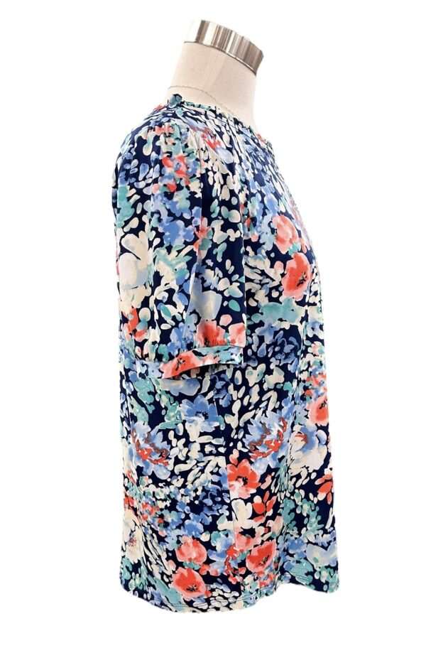 SOUTHERN LADY PUFF SLEEVE FLORAL TOP - Image 3