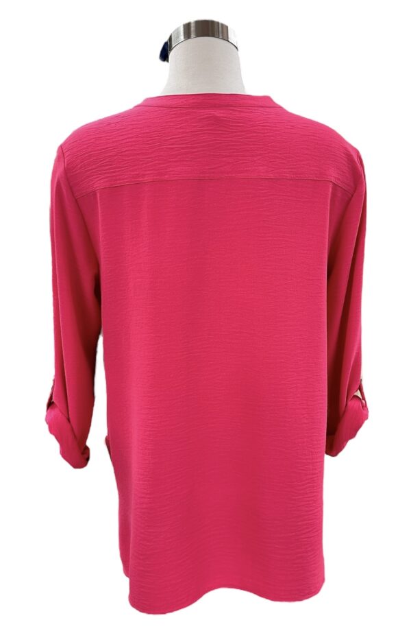 MULTIPLES CRINKLE TAB SLEEVE BLOUSE - Image 11