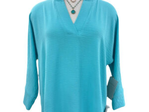 MULTIPLES CUFFED DOLMAN SLEEVE AIRFLOW TOP