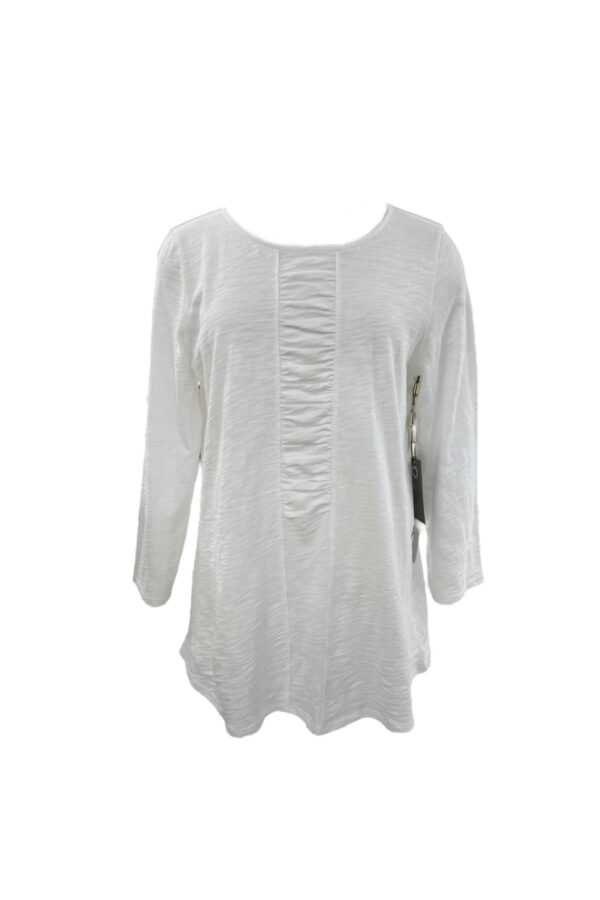 HABITAT COTTON RUCHED SHAPED SHIRT
