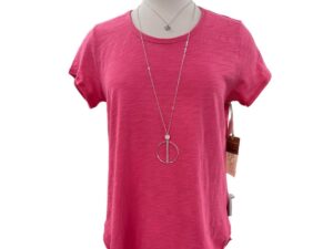 ESCAPE BY HABITAT SHORT SLEEVE COTTON SLUB SCOOP NECK TEE