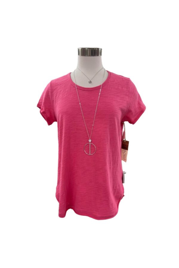 ESCAPE BY HABITAT SHORT SLEEVE COTTON SLUB SCOOP NECK TEE