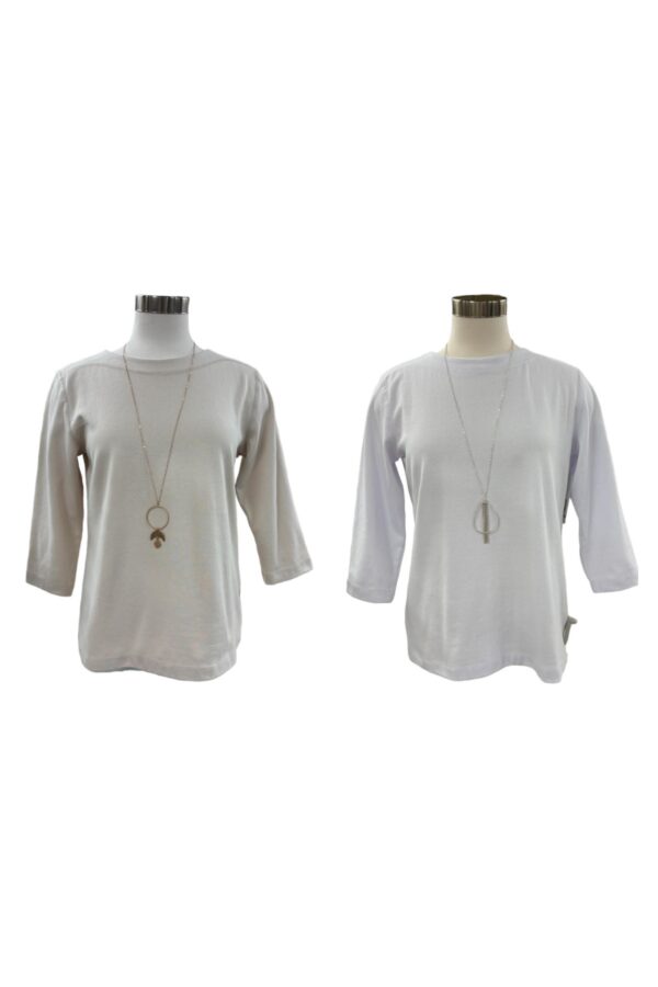 SOUTHERN LADY 3/4 SLEEVE KNIT TOP