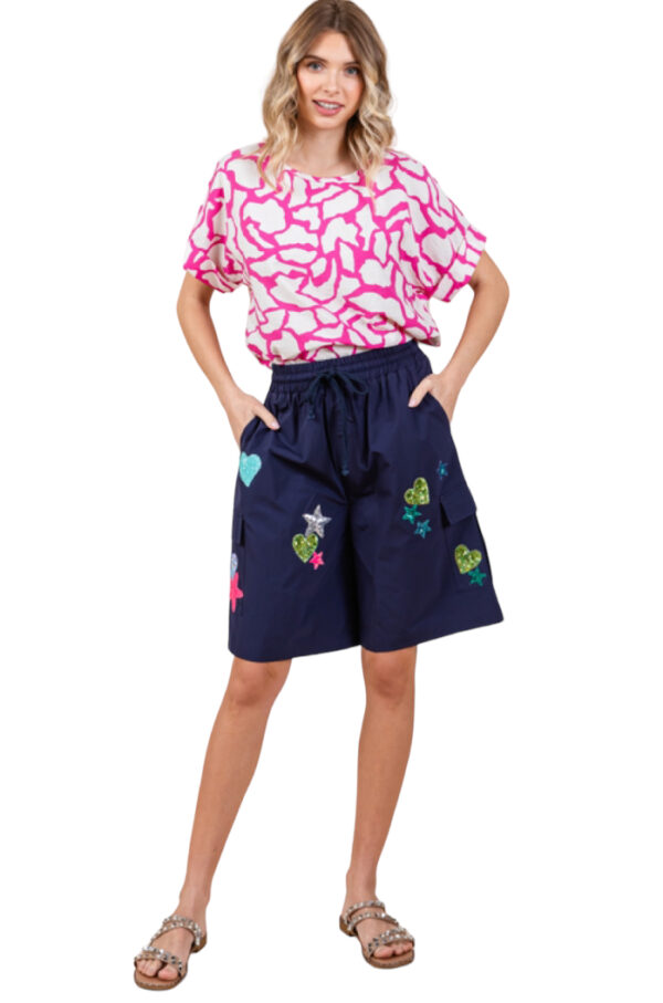 JODIFL WOVEN PRINT ROUND NECK TOP - Image 9