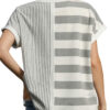 UMGEE KNIT MIXED STRIPE BOXY CUT TOP - Image 3