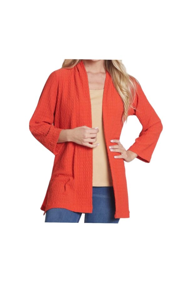 MULTIPLES PAPRIKA TEXTURED JACKET