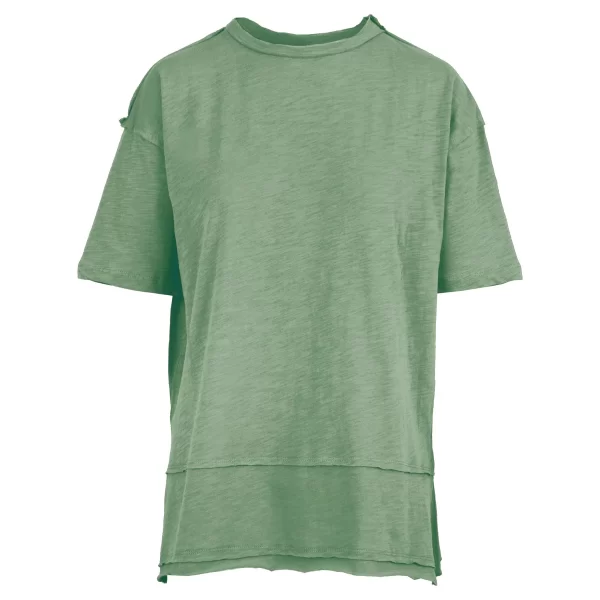 ROYCE APPAREL LUNA SHORT SLEEVE OVERSIZED CREWNECK TEE - Image 2