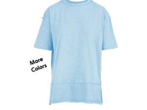 ROYCE APPAREL LUNA SHORT SLEEVE OVERSIZED CREWNECK TEE