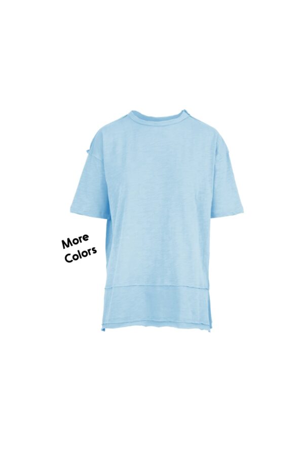 ROYCE APPAREL LUNA SHORT SLEEVE OVERSIZED CREWNECK TEE