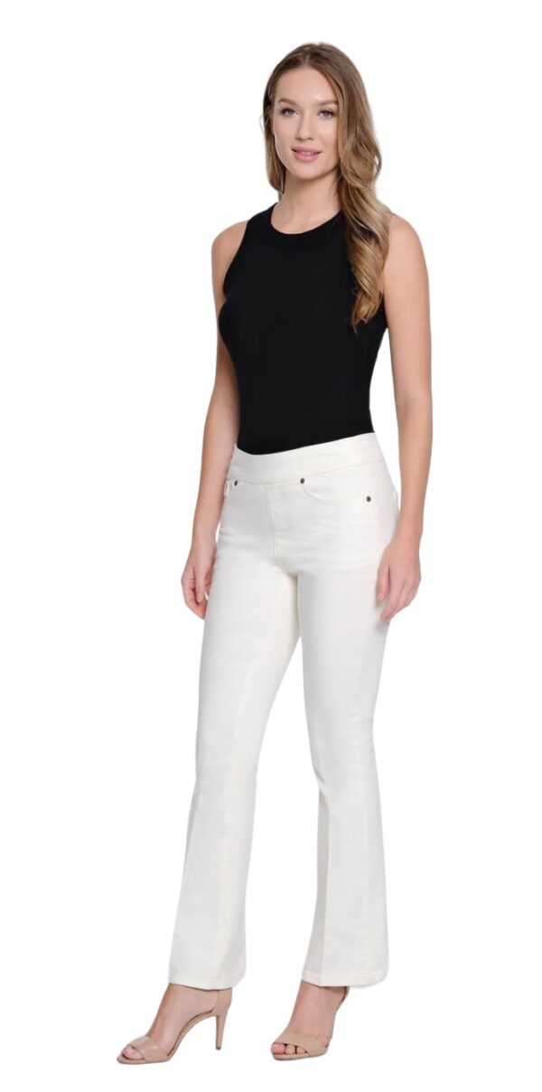MULTIPLES SLIMSATION PULL ON DENIM FLARE - Image 8