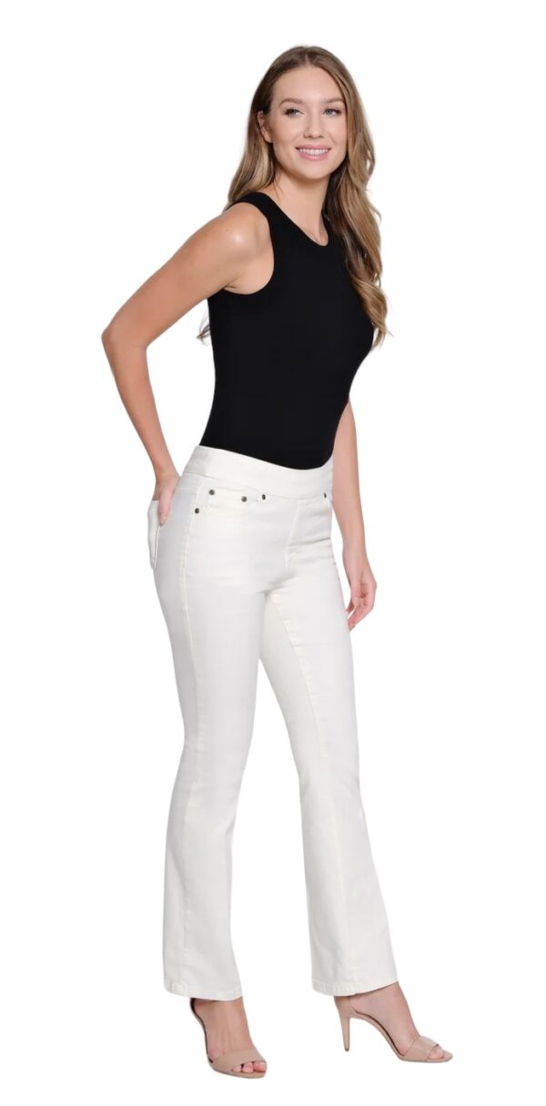 MULTIPLES SLIMSATION PULL ON DENIM FLARE - Image 7
