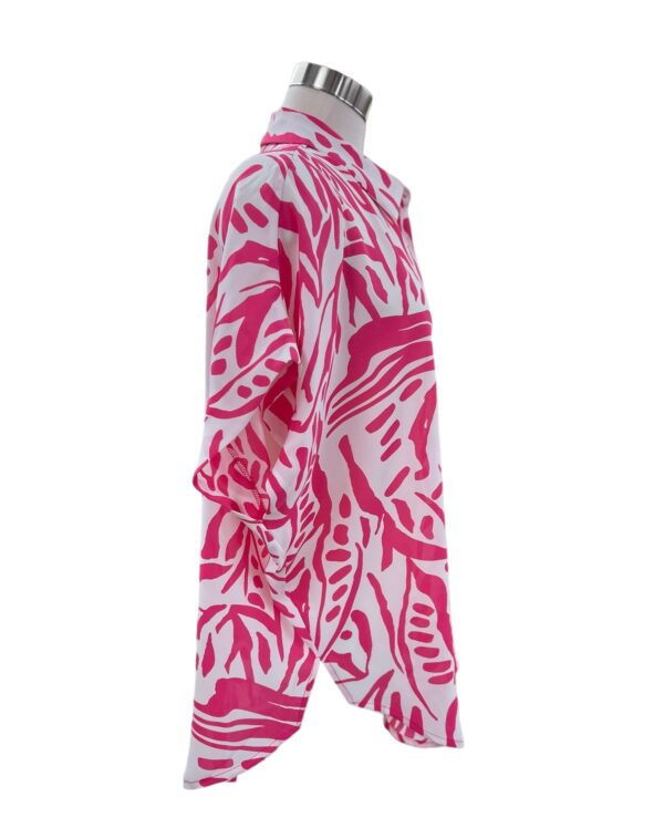 JODIFL AIRFLOW BUTTON FRONT OVERSIZED BLOUSE - Image 2