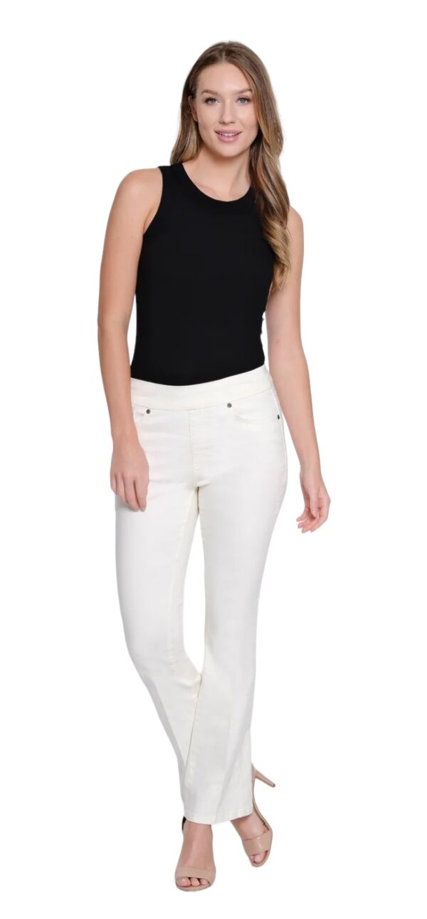 MULTIPLES SLIMSATION PULL ON DENIM FLARE - Image 6