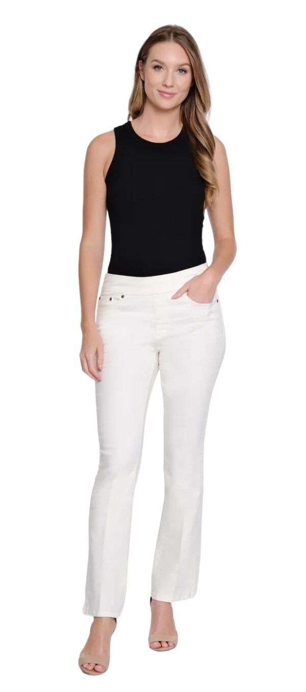 MULTIPLES SLIMSATION PULL ON DENIM FLARE - Image 4