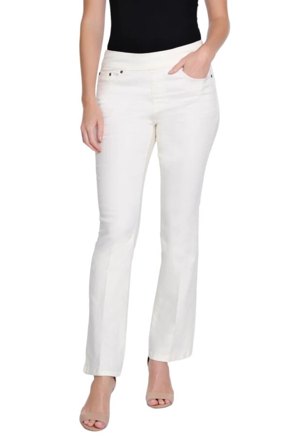 MULTIPLES SLIMSATION PULL ON DENIM FLARE - Image 2