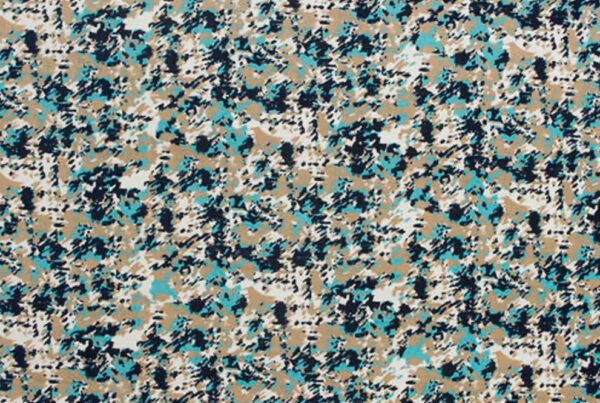 SOUTHERN LADY 3/4 SLEEVE SIDE RUCHED PRINT TOP - Image 2