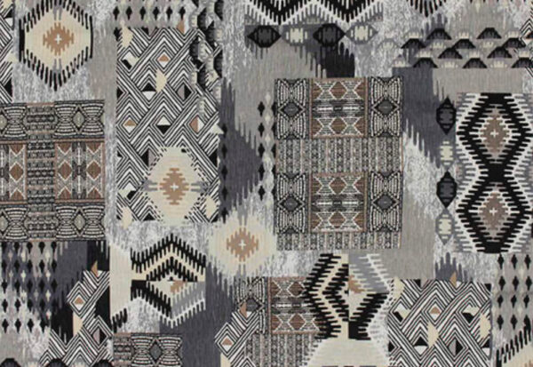 SOUTHERN LADY 3/4 SLEEVE DIAMOND PATCH PRINT TOP - Image 2
