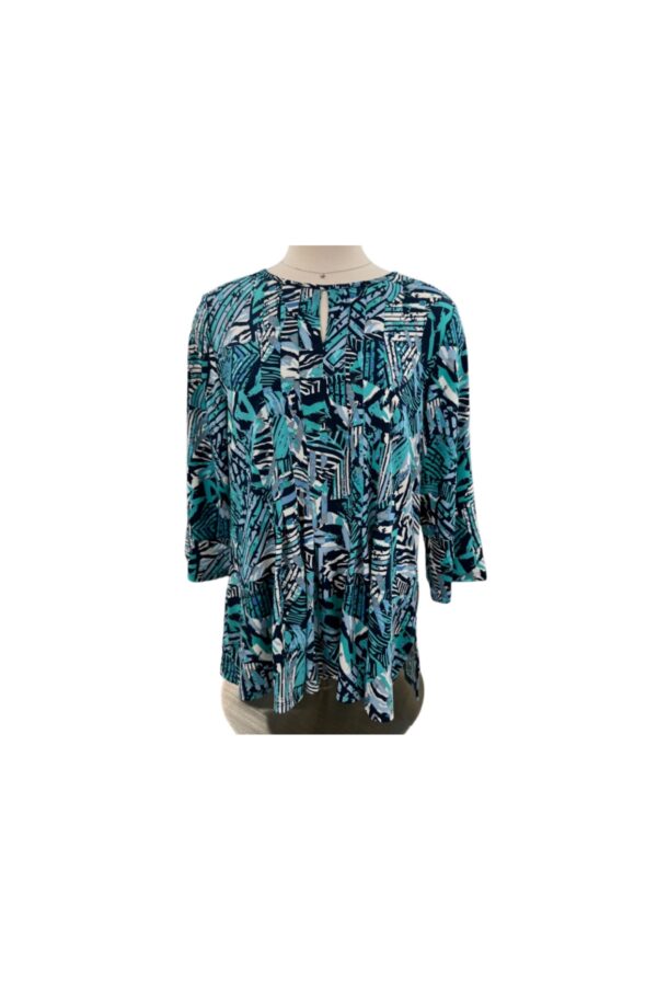 SOUTHERN LADY 3/4 SLEEVE PRINT TOP