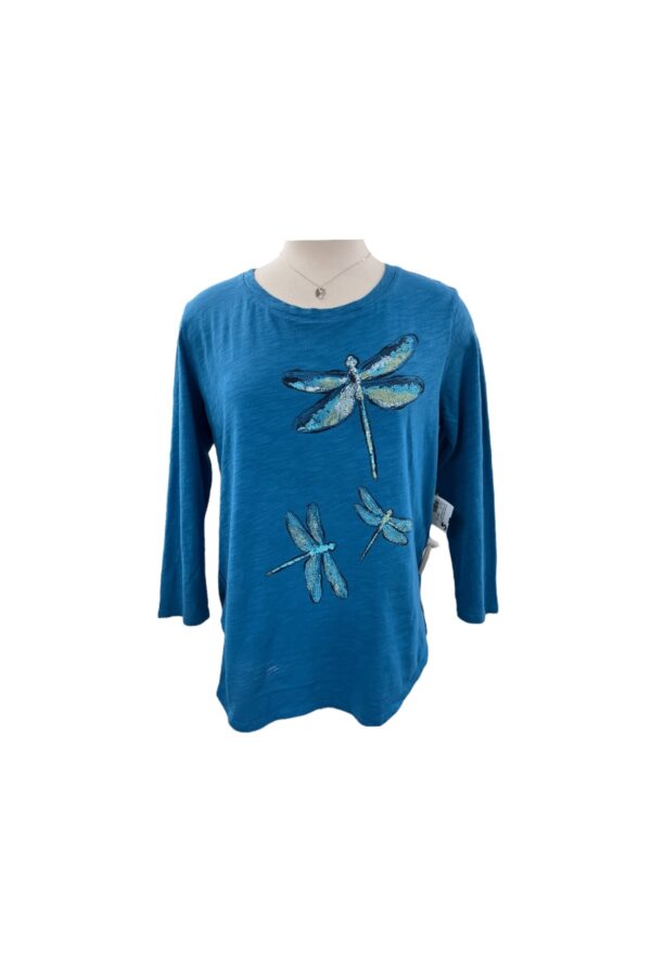 ESCAPE BY HABITAT 3/4 COTTON SLUB DRAGONFLY TOP