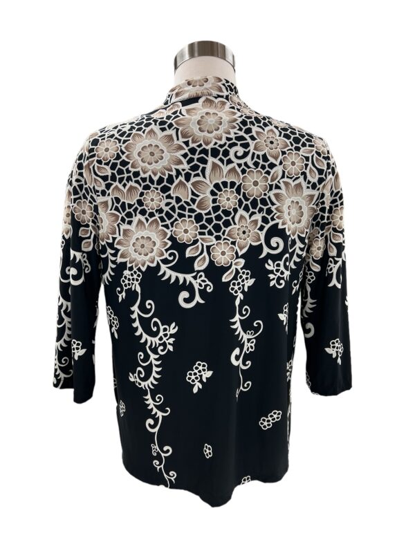 SOUTHERN LADY 3/4 SLEEVE BORDER PRINT JACKET - Image 5