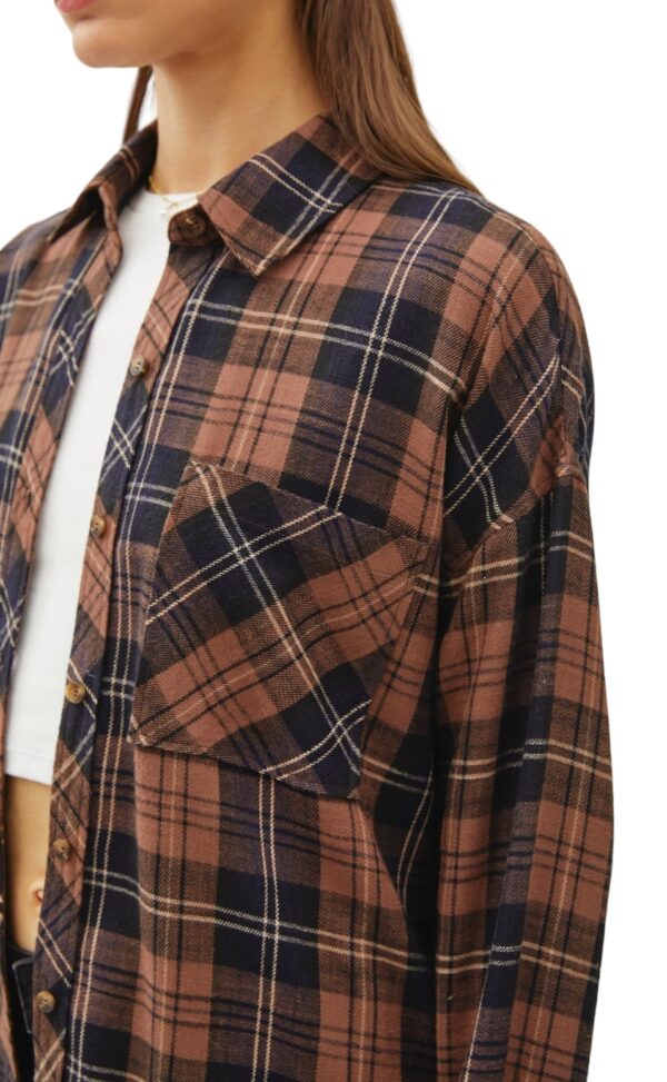 BE COOL OVERSIZED SUPER SOFT FLANNEL - Image 6