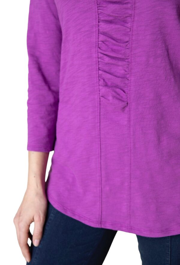HABITAT COTTON RUCHED SHAPED SHIRT - Image 4