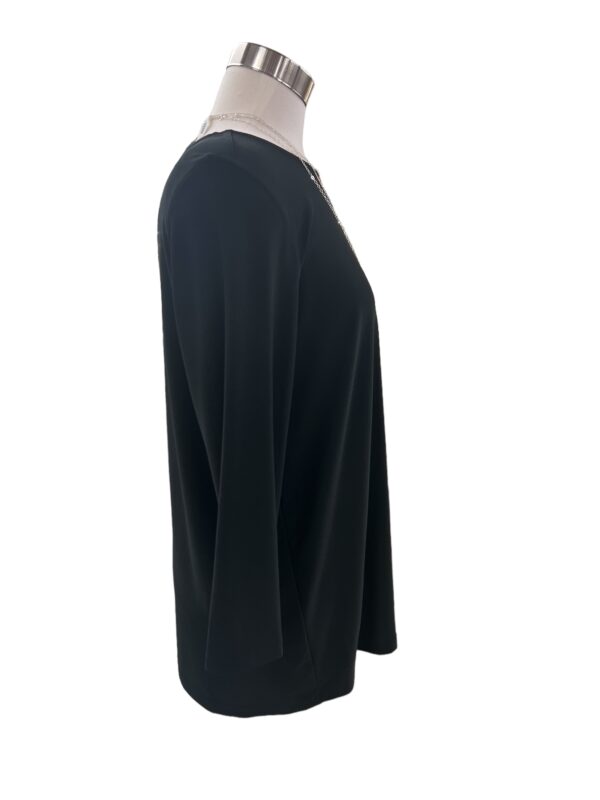 MULTIPLES BLACK SIDE FRONT DRAWSTRING TOP - Image 6