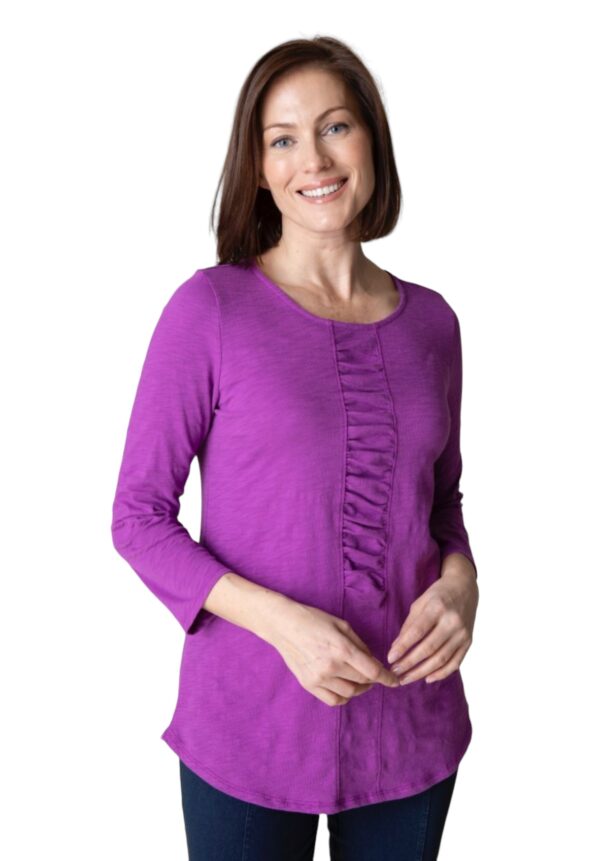 HABITAT COTTON RUCHED SHAPED SHIRT - Image 2