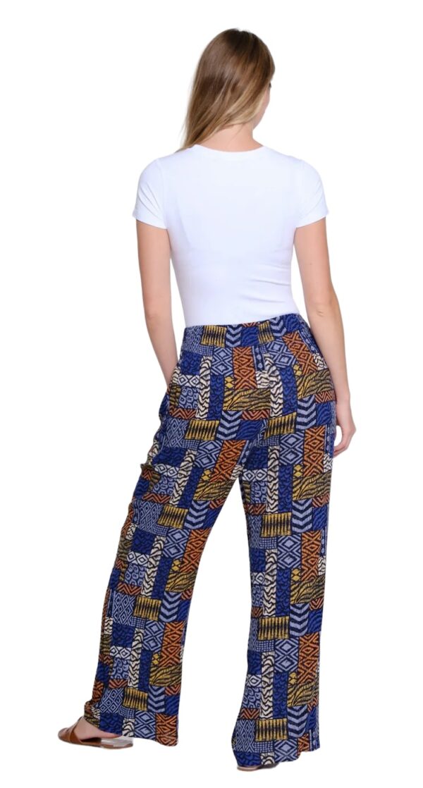 MULTIPLES IKAT PATCH PRINT PANTS - Image 5