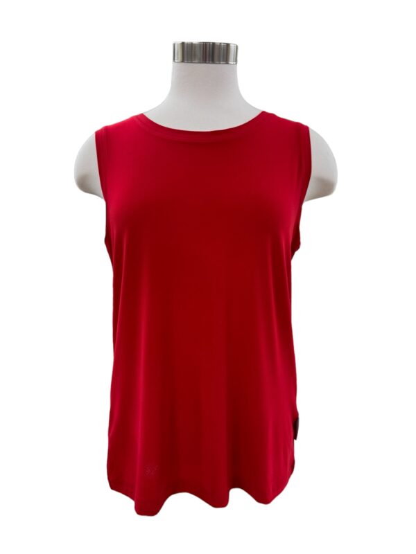 SOUTHERN LADY SLEEVELESS POLYESTER/SPANDEX SHELL - Image 4