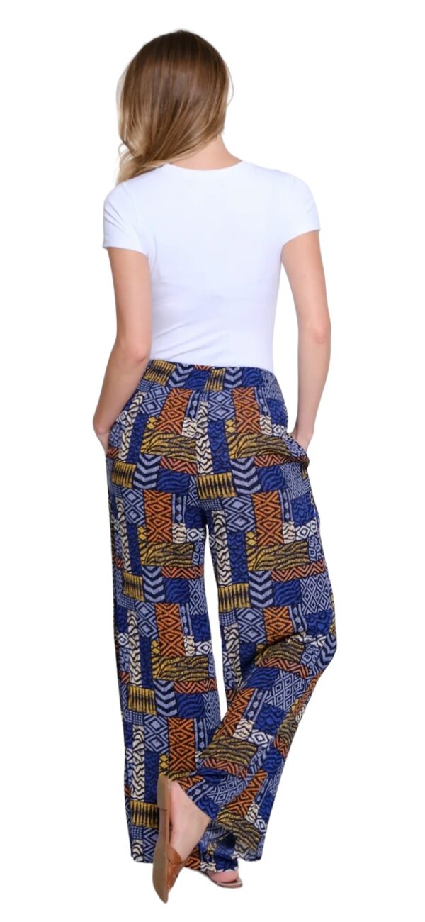 MULTIPLES IKAT PATCH PRINT PANTS - Image 3