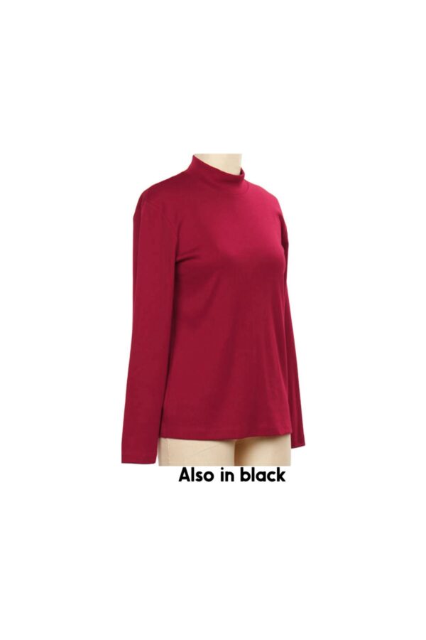SOUTHERN LADY LONG SLEEVE MOCK NECK KNIT TOP