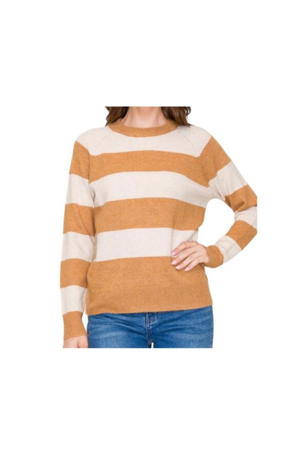 STACCATO COLOR BLOCK PULLOVER SWEATER