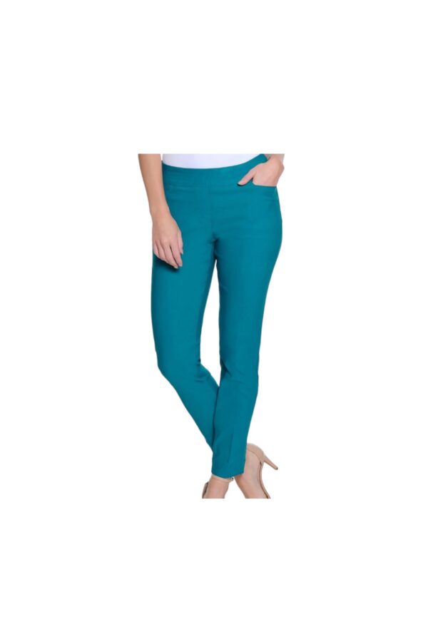 MULTIPLES PULL ON ANKLE PANT WITH POCKETS