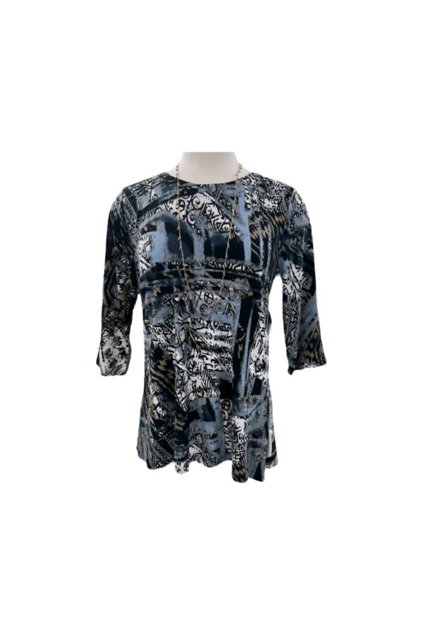 SOUTHERN LADY 3/4 SLEEVE PRINT TOP
