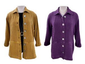 HABITAT SUN WASH JACQUARD SEAMED POCKET JACKET